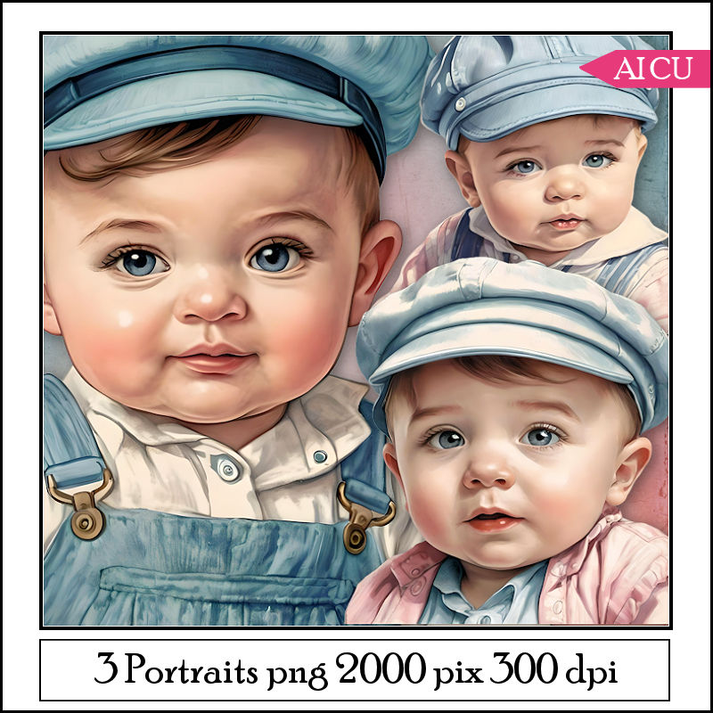 EW AI Baby Boy Portrait 01 2024 - Click Image to Close